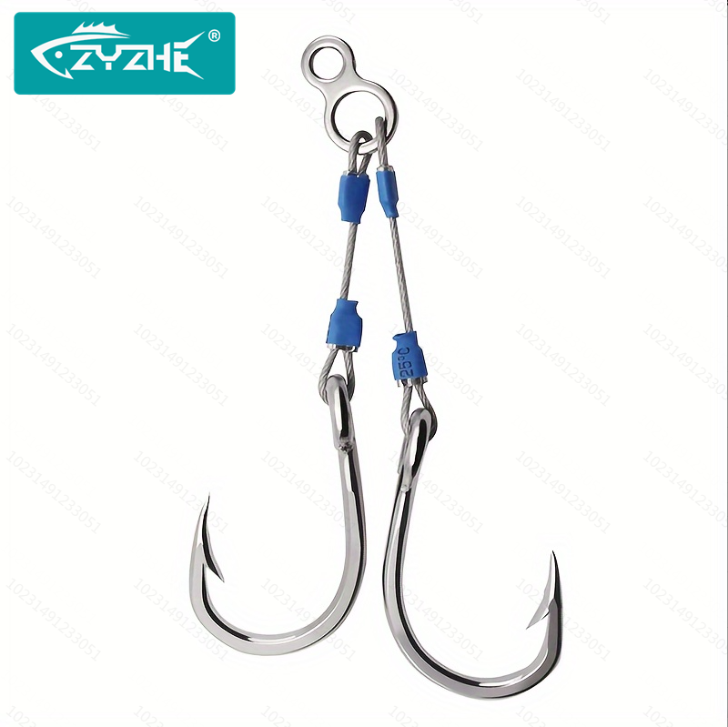 ZYZHE Steel Wire Jig Assist Ho - đánh giá và giá Fishing Hook Assortment